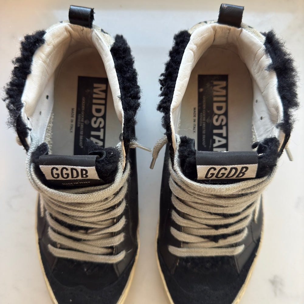 Golden Goose shearling sneakers - Picture 7 of 10